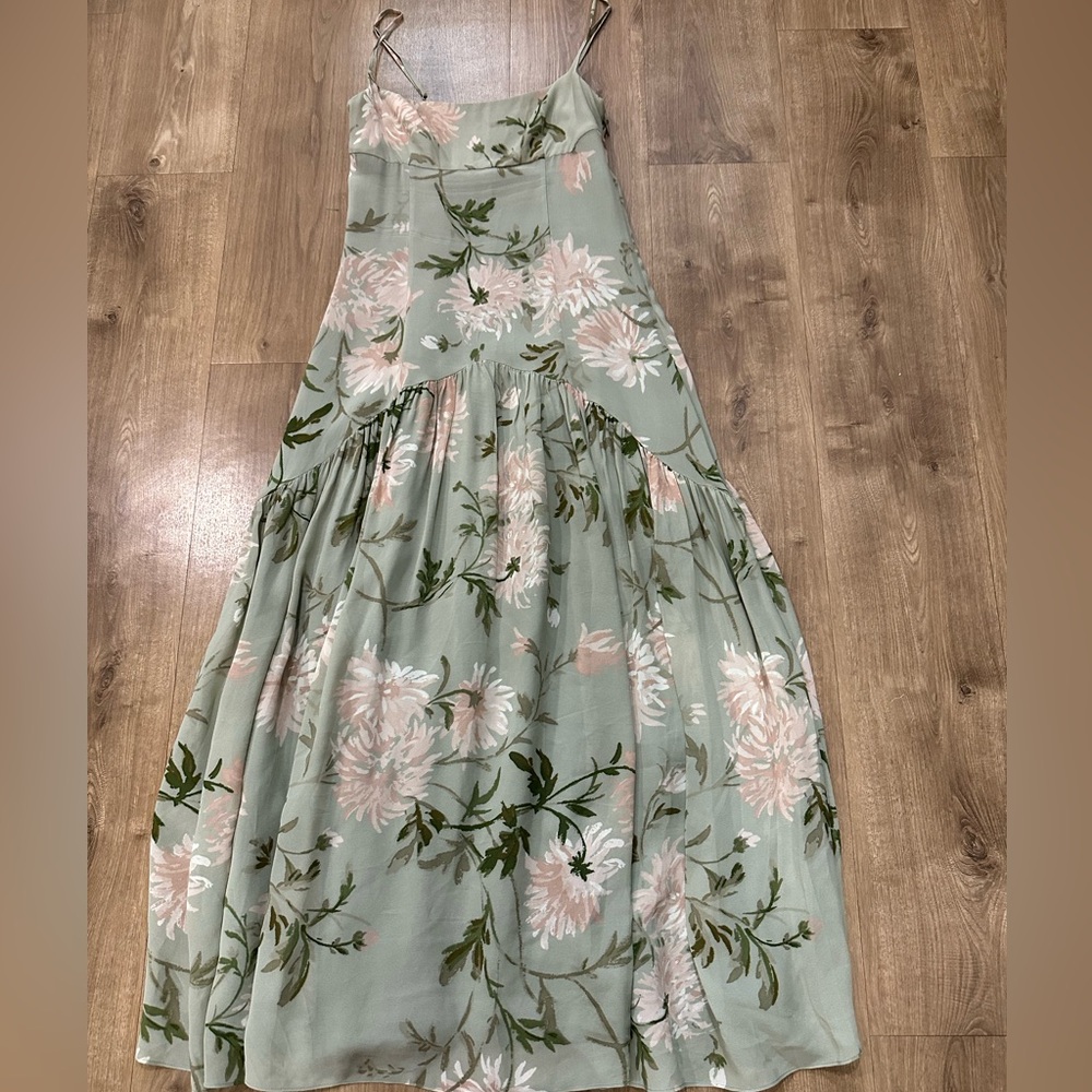 Reformation Catana Dress Green - Size 2